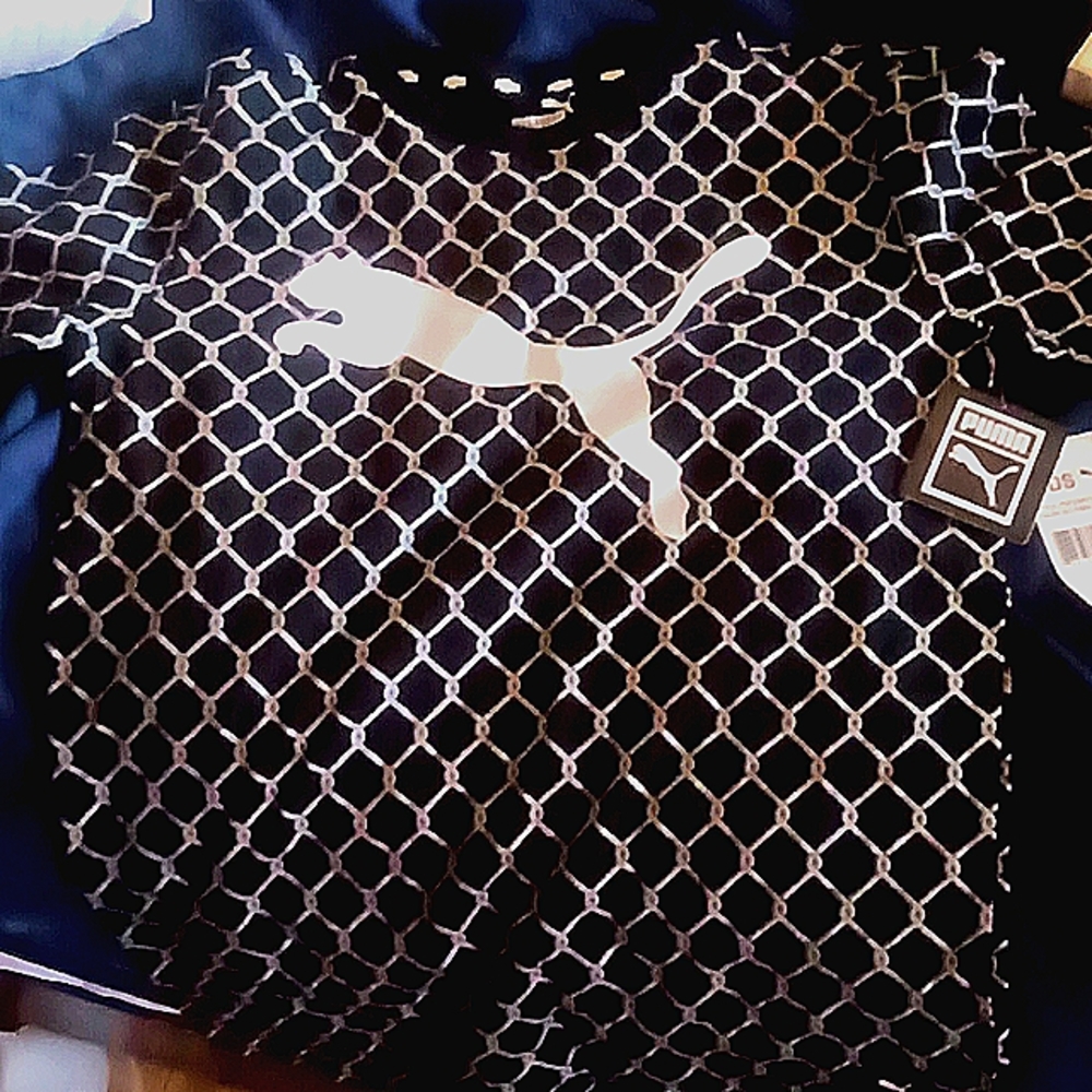 Kids PUMA chain link fence print large 14to16